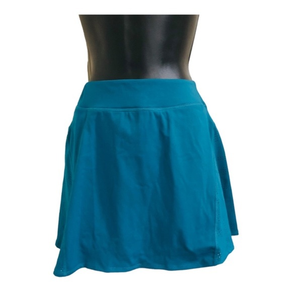 Sincerely Jules teal tennis golf active mesh‎ skort size large new - Picture 7 of 14